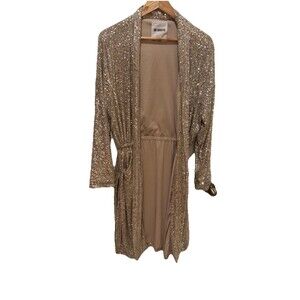 BB Dakota Sequined Duster Jacket from Anthropologie size L